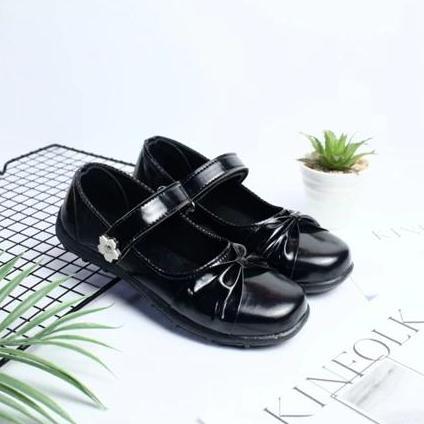Gratong Sepatu Anak Perempuan / Sepatu Pantofel Anak Perempuan Tk-Sd Model Pita Original Kaki Sepatu