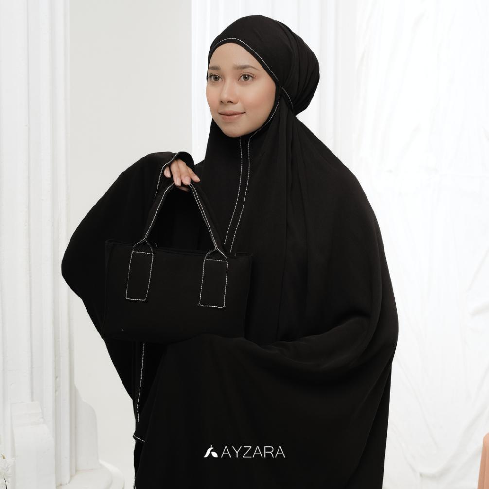 AYZARA - Mukena Dewasa Rayon Polos Alula Series