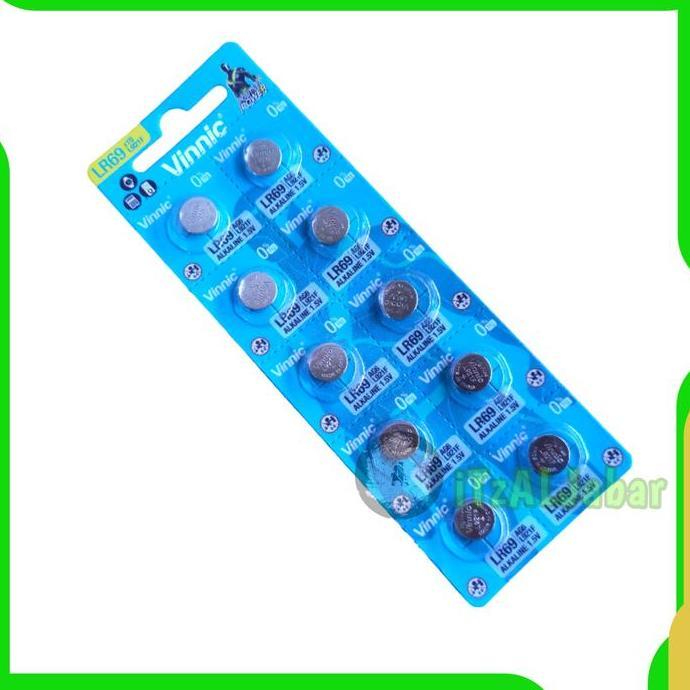 DS235 - Vinnic L921F Baterai jam tangan Vinnic AG6 L921F LR69 Alkaline 1.5V Original (1lembar)