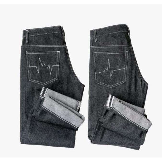 DA51 - Celana Jeans Selvedge Pria Celana Panjang Denim 15 Oz 26 27 28 29 30 31 32 33 34 35 36 37 38
