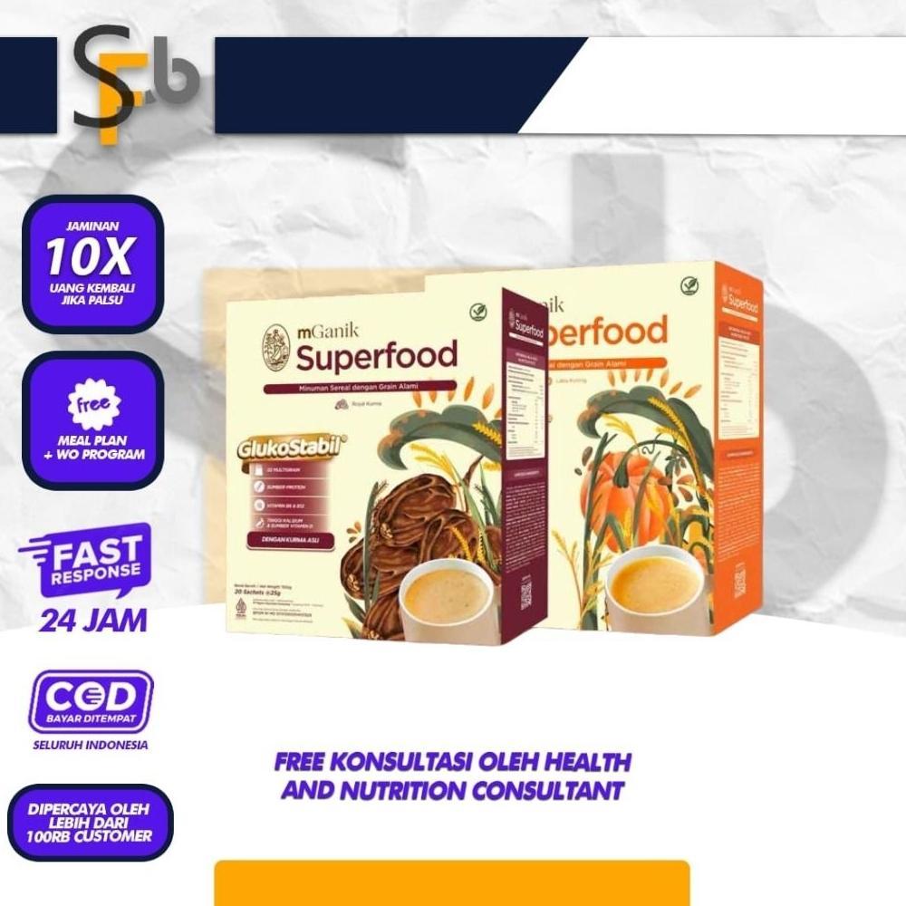 Mganik Multigrain Superfood Sachet Diabetesi Glukostabil