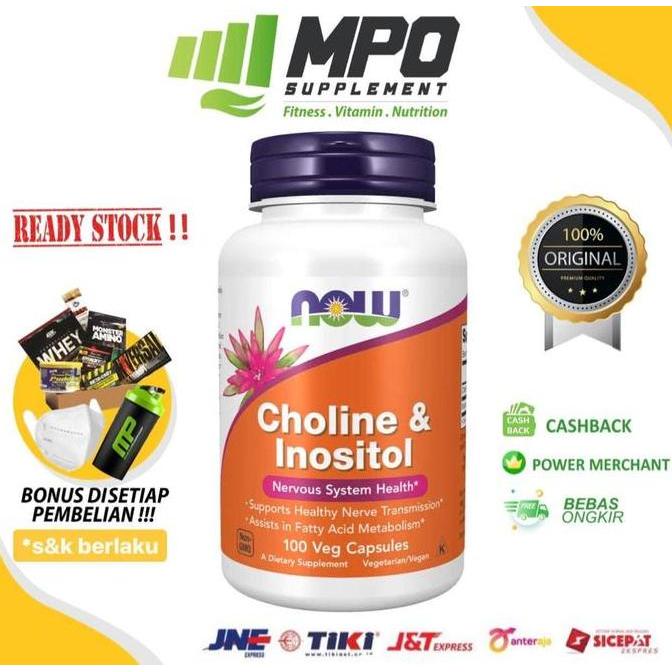 NOW Foods Choline & Inositol (100vegcaps) NOW Choline & Inositol PCOS