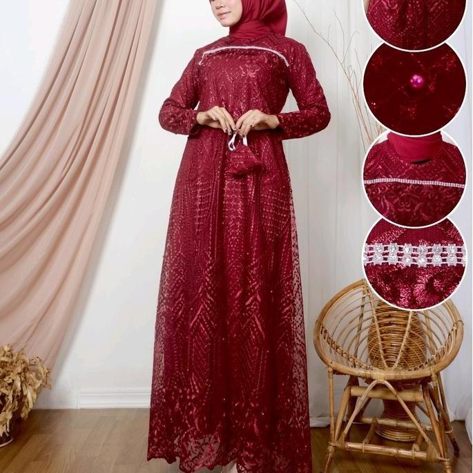 GAMIS SAKURA BROKAT / GAMIS PREMIUM PESTA / GAMIS