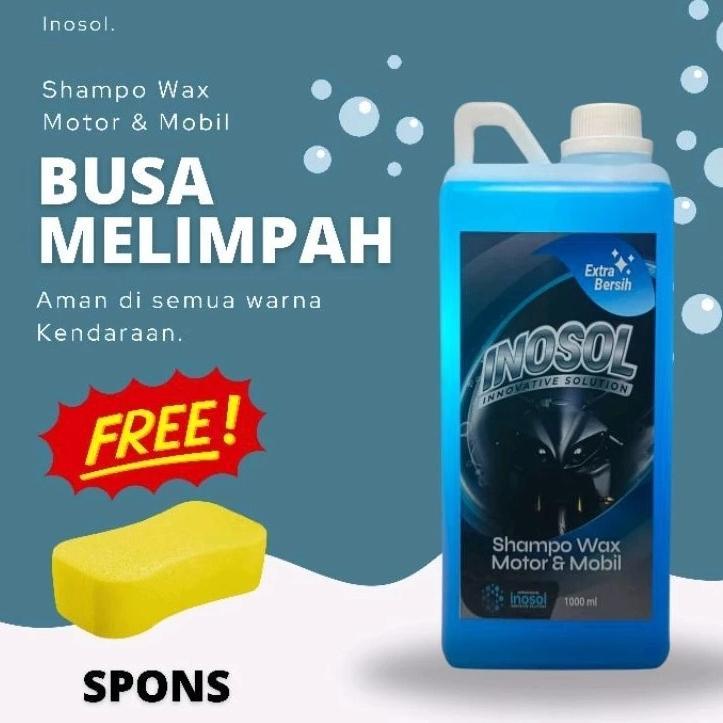 Murah Inosol Shampo Mobil Dan Motor 1 Liter