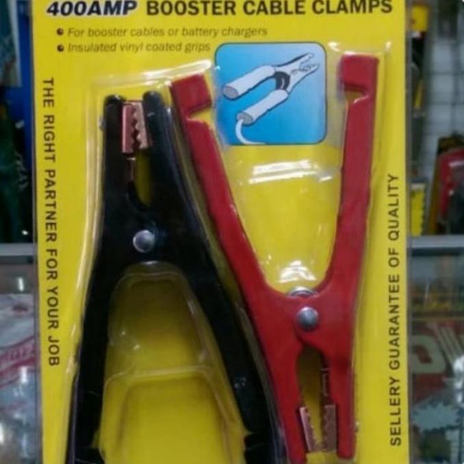 Ready booster cable clamps/jepitan aki 400amp sallery bagus