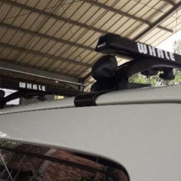 Cutting sticker stiker whale carrier roof rack roof box mobil vinyl