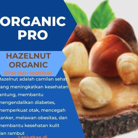 RAW HAZELNUT ,KACANG HAZELNUT MENTAH 1KG