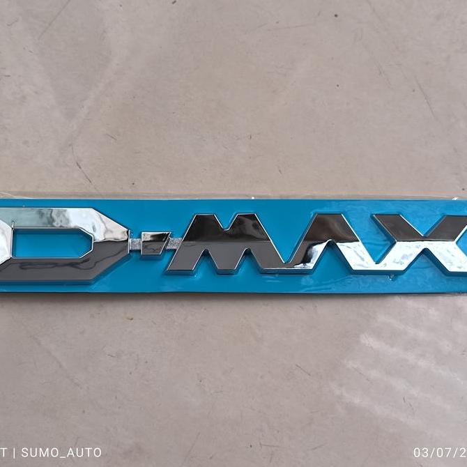 emblem tulisan D-MAX isuzu D max