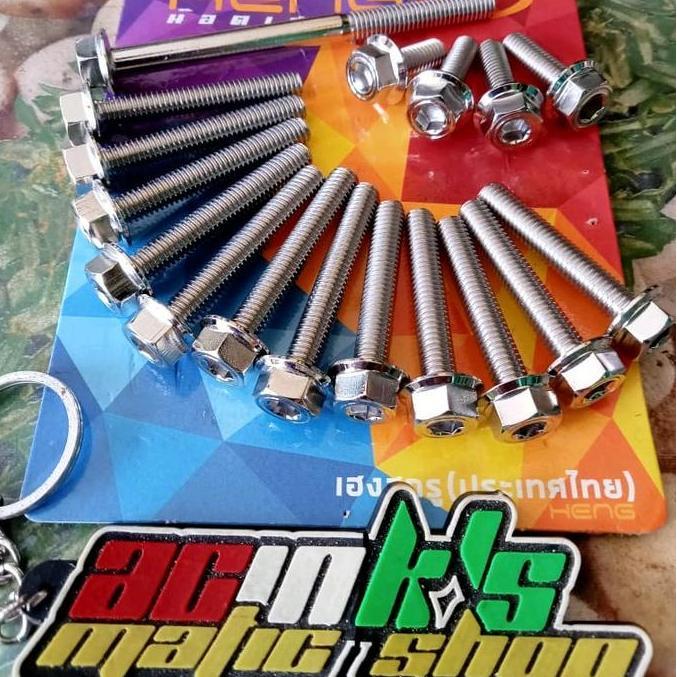 BAUT CVT BEAT SCOOPY VARIO 110 STAINLESS HENG ORIGINAL (17BAUT)