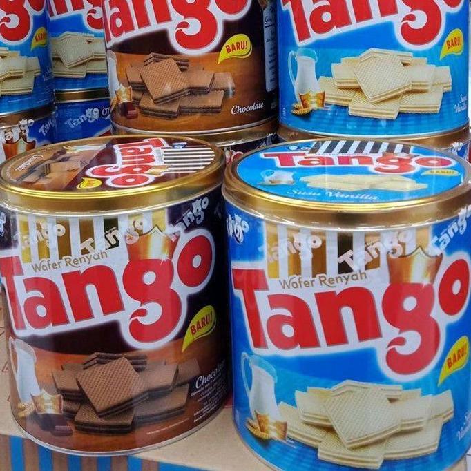 Tango Wafer Kaleng Coklat & Vanila - KARTON ISI 6 PCS