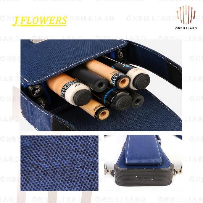 JFLOWERS TROJAN JF0056 Tas Stick Billiard 3x4 3B4S Cue Soft Case JFS JF
