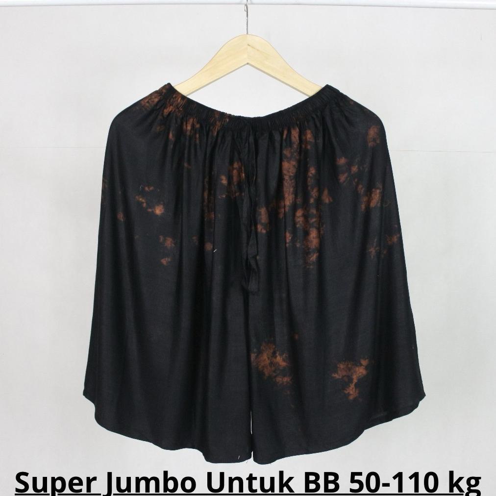 BEST SELLER CELANA PENDEK WANITA SUPER JUMBO HOTPANTS CEWEK JUMBO RAYON MOTIF BALI