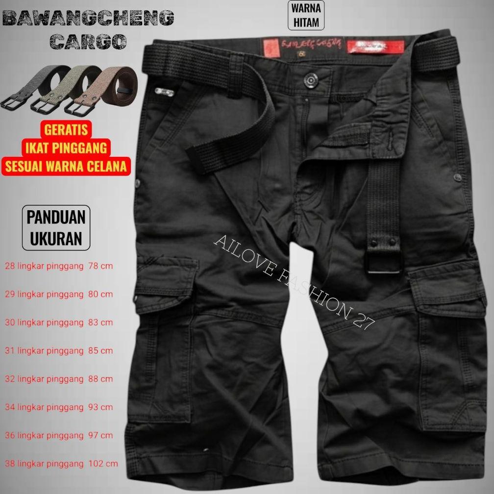 PREMIUM CELANA CARGO PENDEK PDL IMPORT BA WANG CHENG