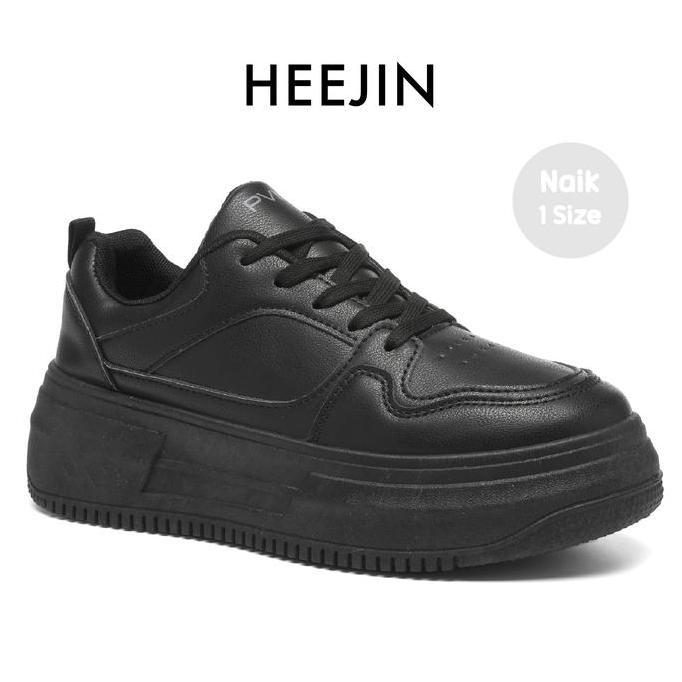 Limited Pvn Heejin Back To School Sepatu Sekolah Hitam Classic Sneakers Black 332