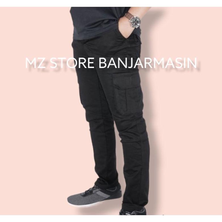 ORIGINAL CELANA CARGO SLIMFIT | CARGO PANJANG PRIA | CARGO PRIA PANJANG