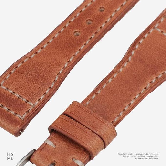 Propeller - Pilot / Aviator Handmade Watch Strap Horween Premium Leather terlaris