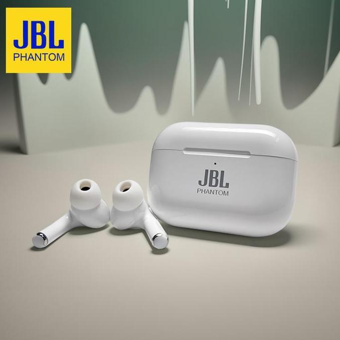 Diterium- Original Jbl-Phantom A3 Tws Headset Bluetooth Nirkabel Original  Hifi Stereo Dengan Kotak 