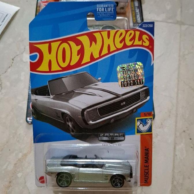 hotwheels 69 camaro convertible zamac