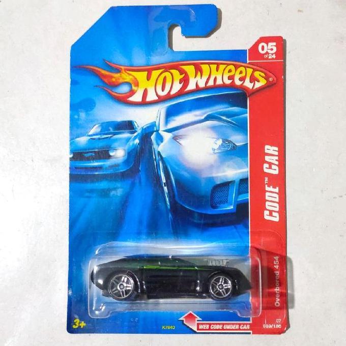 Hotwheels Hot Wheels Overbored 454 hitam 2007 HW Code Car rare