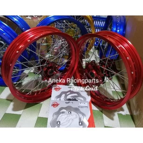 Velg crf 150 lingkaran 17 supermoto siap pakai /velg supermoto crf 150