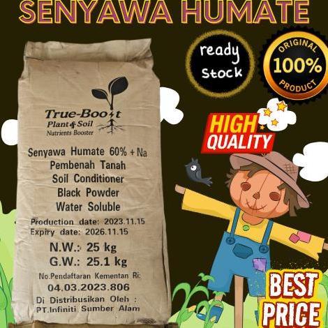 Gardensw- Sodium Humate ( 25 Kg ) Pembenah Tanah / Asam Humate / Humic Acid