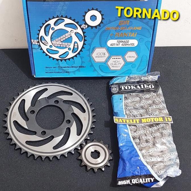 Promo ger gear gir set paket SUZUKI TORNADO GX TORNADO GS MERK TOKAIDO Diskon