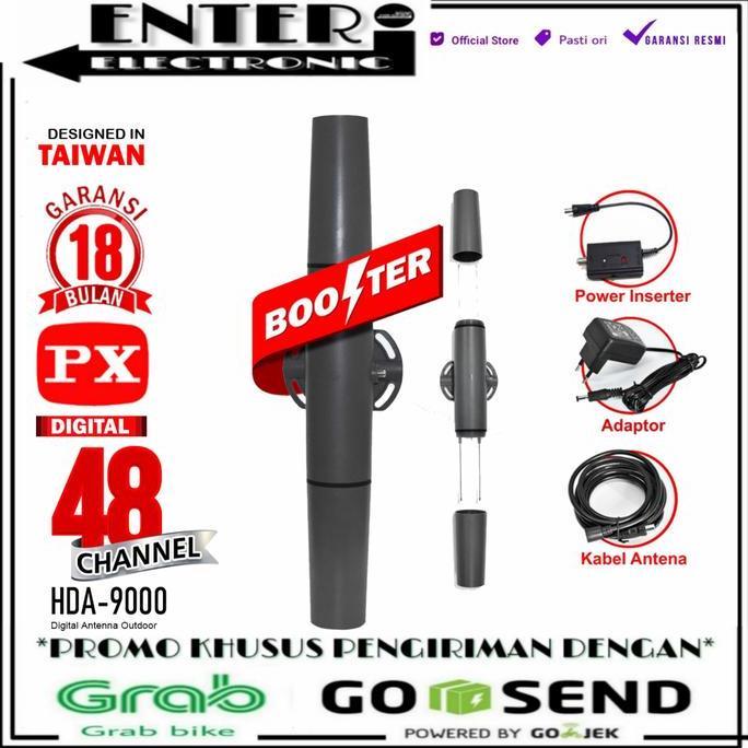 TERMURAH - PX HDA9000 - INDOOR OUTDOOR ANTENA TV DIGITAL INDOOR OUTDOOR HDA 9000
