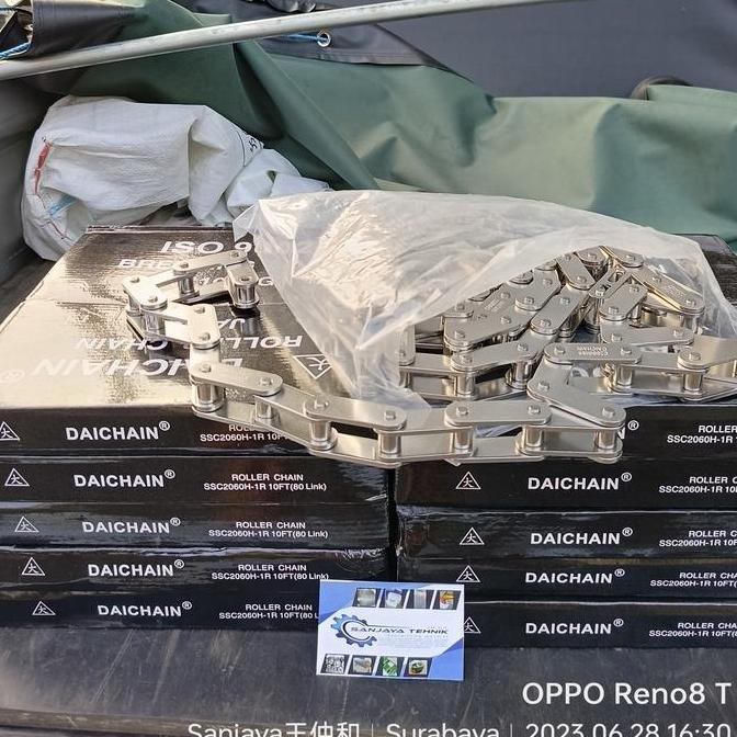 Promo Daichain Stainless Roller Chain SSC2060H roll kecil | C 2060H Diskon
