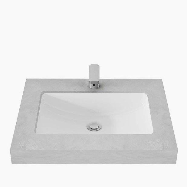 Wastafel Toto LW 540 J / LW540J (Body Only) Model Tanam