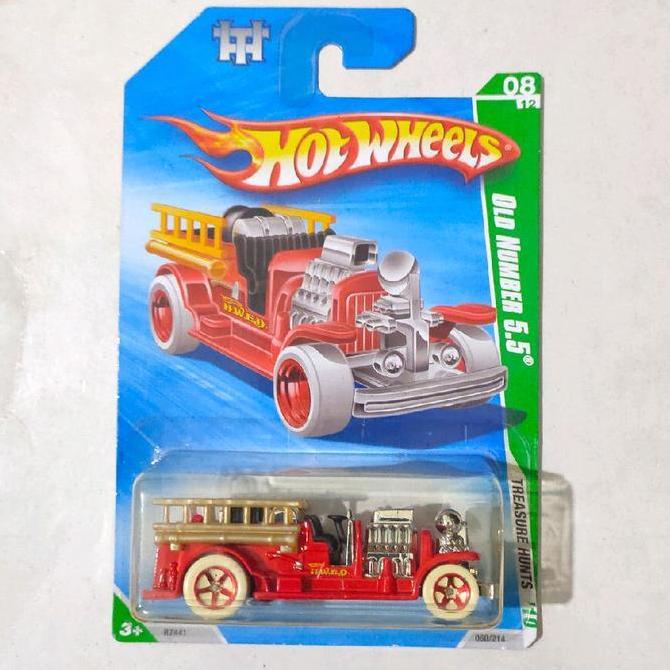 Hotwheels Hot Wheels Old Number 5.5 5 merah 2010 Treasure Hunt Reguler