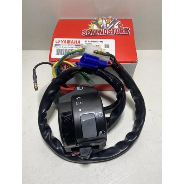 Promo Holder kiri 3C1 saklar lampu tombol sein dimmer klakson Vixion Old Original YGP Diskon