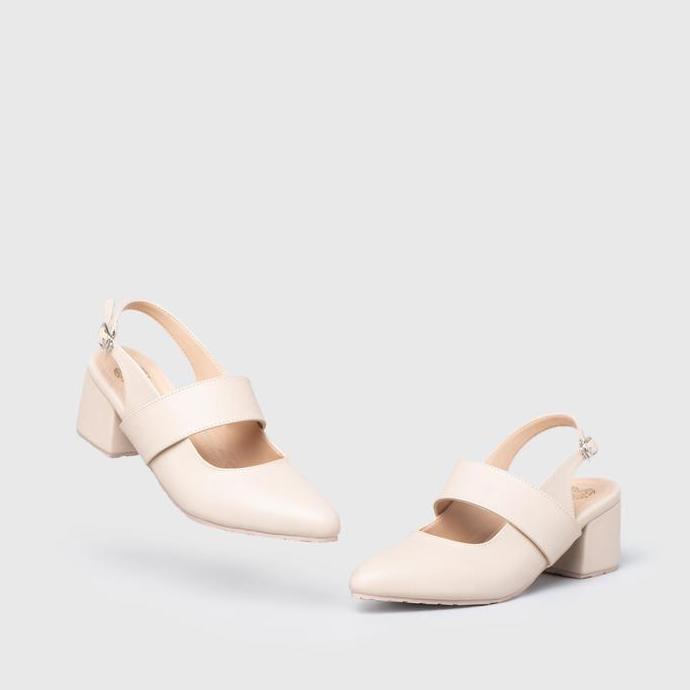Premium Adorable Projects - Starky Heels Ivory - Sepatu Wanita Sandal