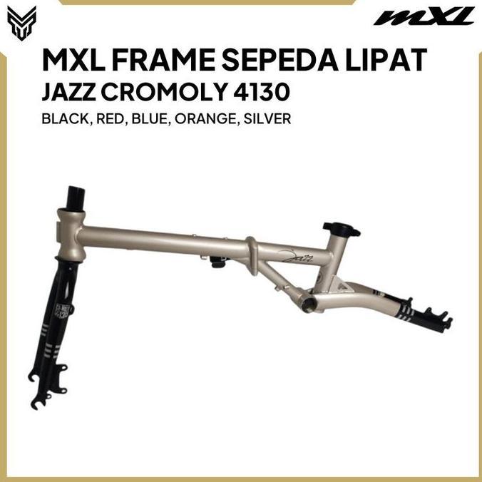 MXL Frame Sepeda Lipat Jazz Folding Bike Hybrid Bahan Chromoly 16 Disc