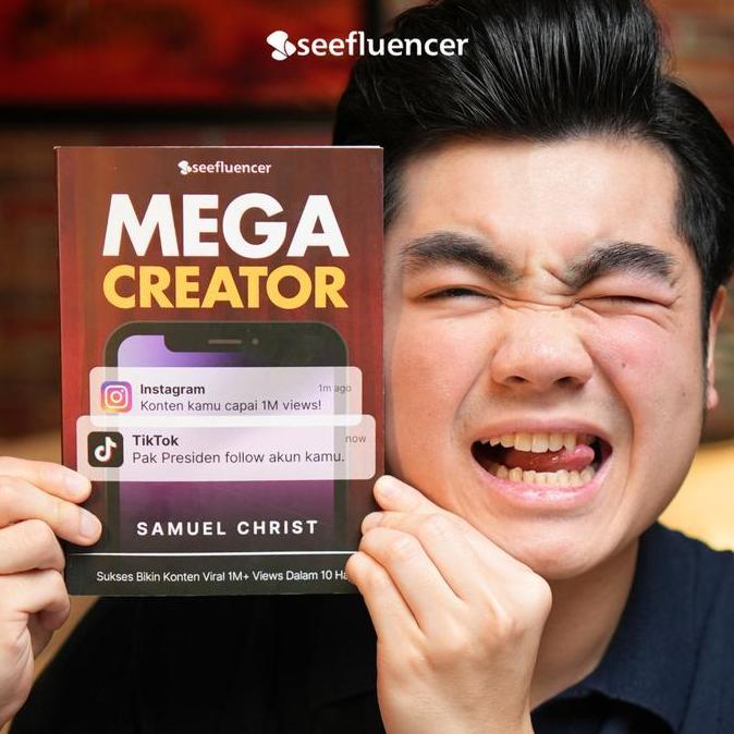 ap.carihouse - buku mega creator samuel christ cara bikin konten fyp 1m+ views