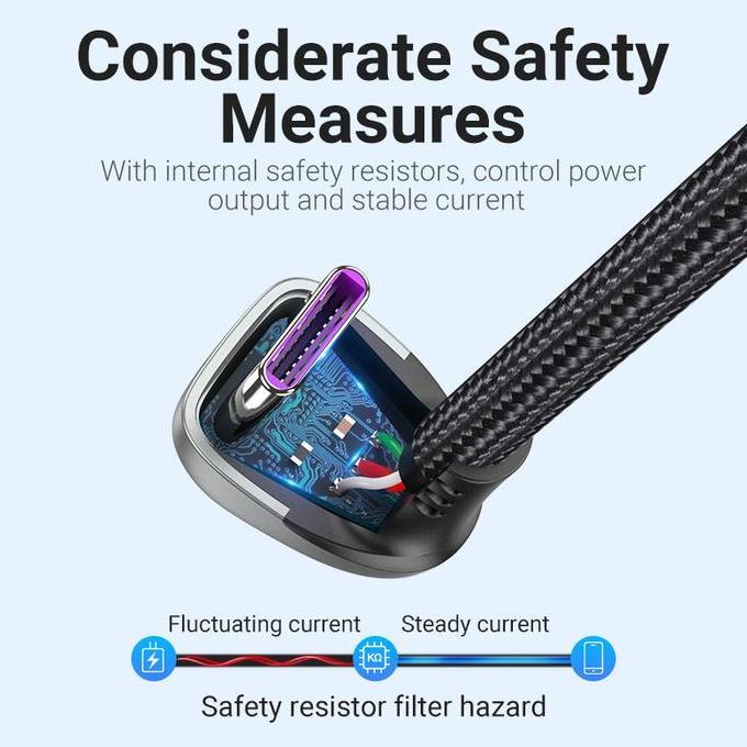 Sale Vention Kabel Data Usb Type C Model U Shape Huawei Xiaomi Android