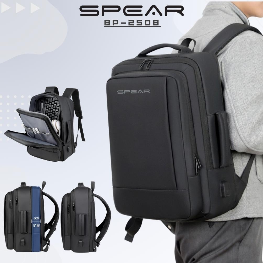 NEW SPEAR BACKPACK TAS RANSEL LAPTOP JUMBO EXPANDING PRIA GOLDEN TAS TRAVELING RANSEL USB WATERPROOF
