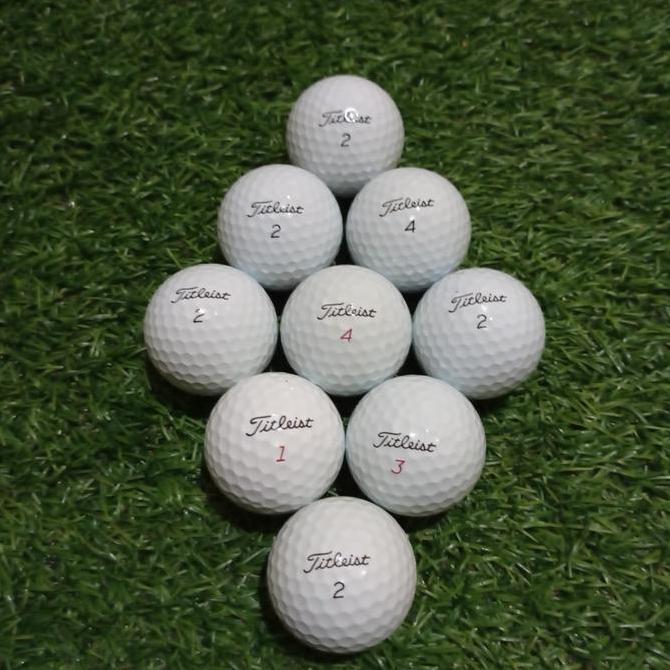 BOLA GOLF BEKAS GRADE A TITLEIST PRO V1 DAN PROV1x ORIGINAL 10PCS Ready