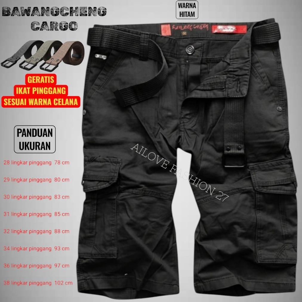 PREMIUM CELANA CARGO PENDEK PDL IMPORT BA WANG CHENG