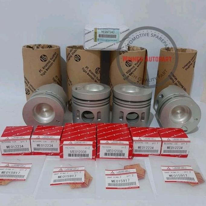 LINER KIT LINER SET MITSUBISHI PS120 PS 120 4D34 KOMPLIT