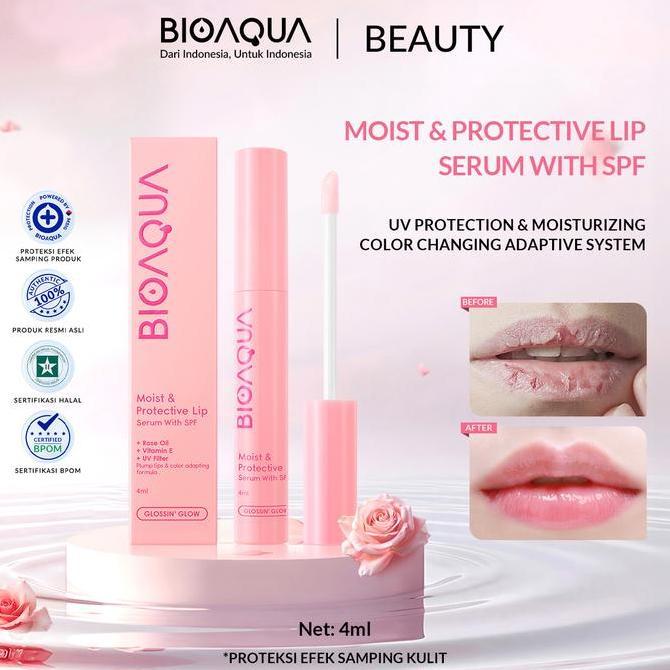 Bytxi- BpomBioaqua Lip Serum Warna Bibir Pink Alami Ribuan Orang Ribuan Warna Serum Bibir Untuk Bibi