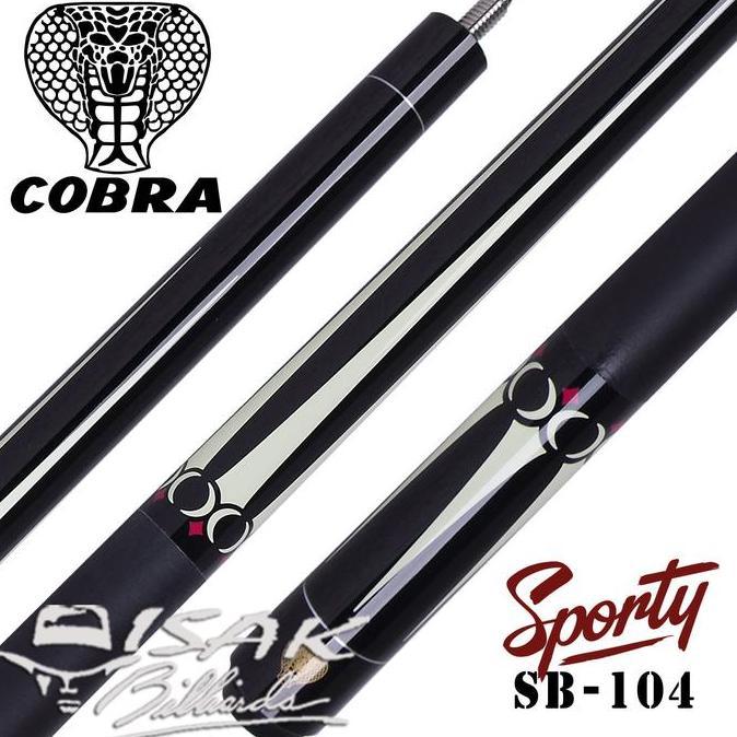 Cobra SB-104 - Maple Pool Billiard Cue Stick - Stik Biliar - 13 mm