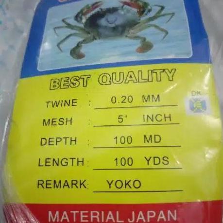 jaring ikan senar 020 5 inchi lubang besar
