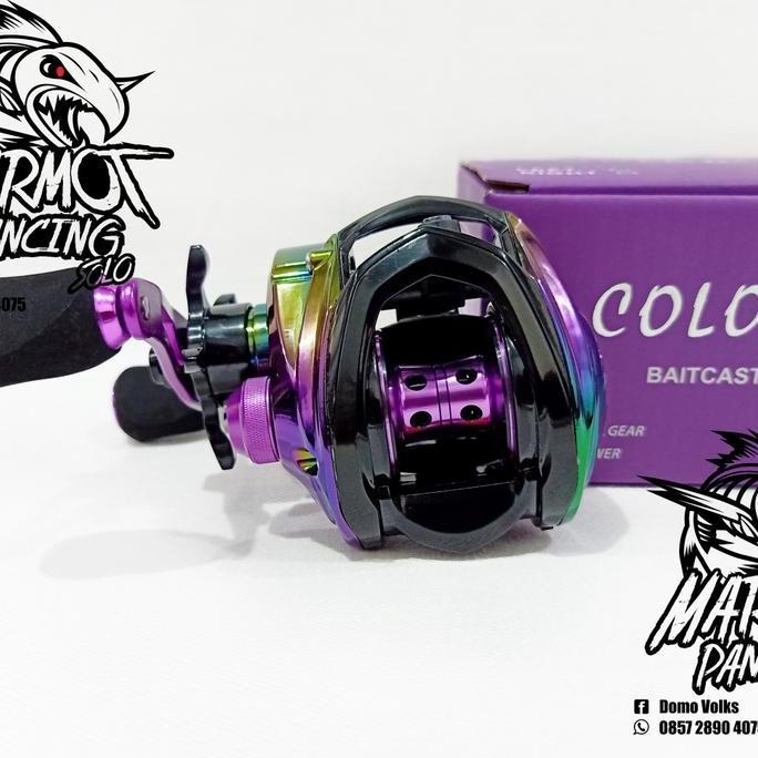 REEL BC LIZARD COLORFUL RATIO 8.1 DRAG 10KG