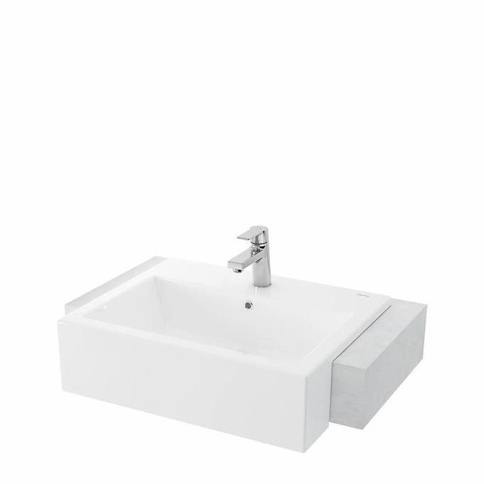 Wastafel Toto LW 647 CJT1 / LW647CJT1 (Body Only) Model Tanam