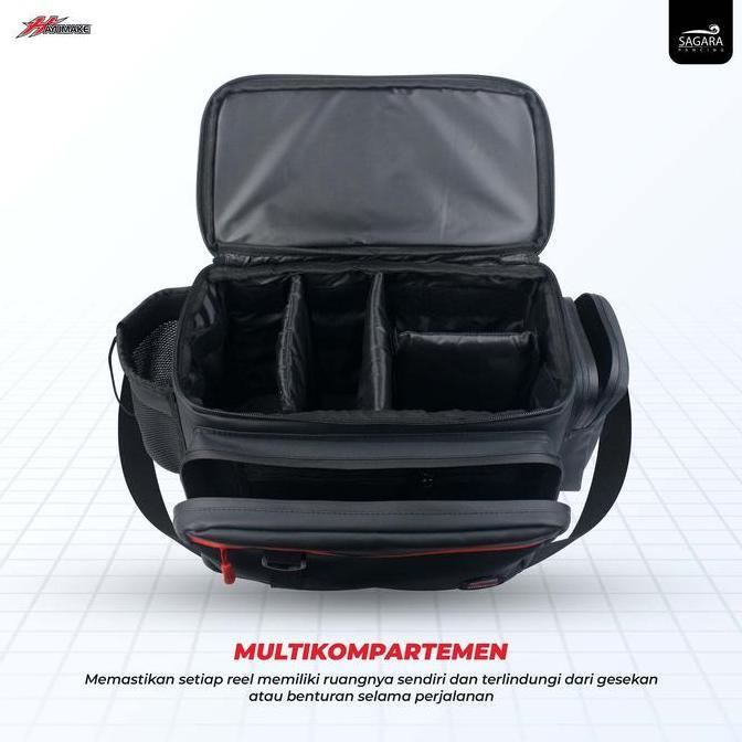 Tas Reel Pancing | Reel Bag HayuMake | Tempat Reel Pancing