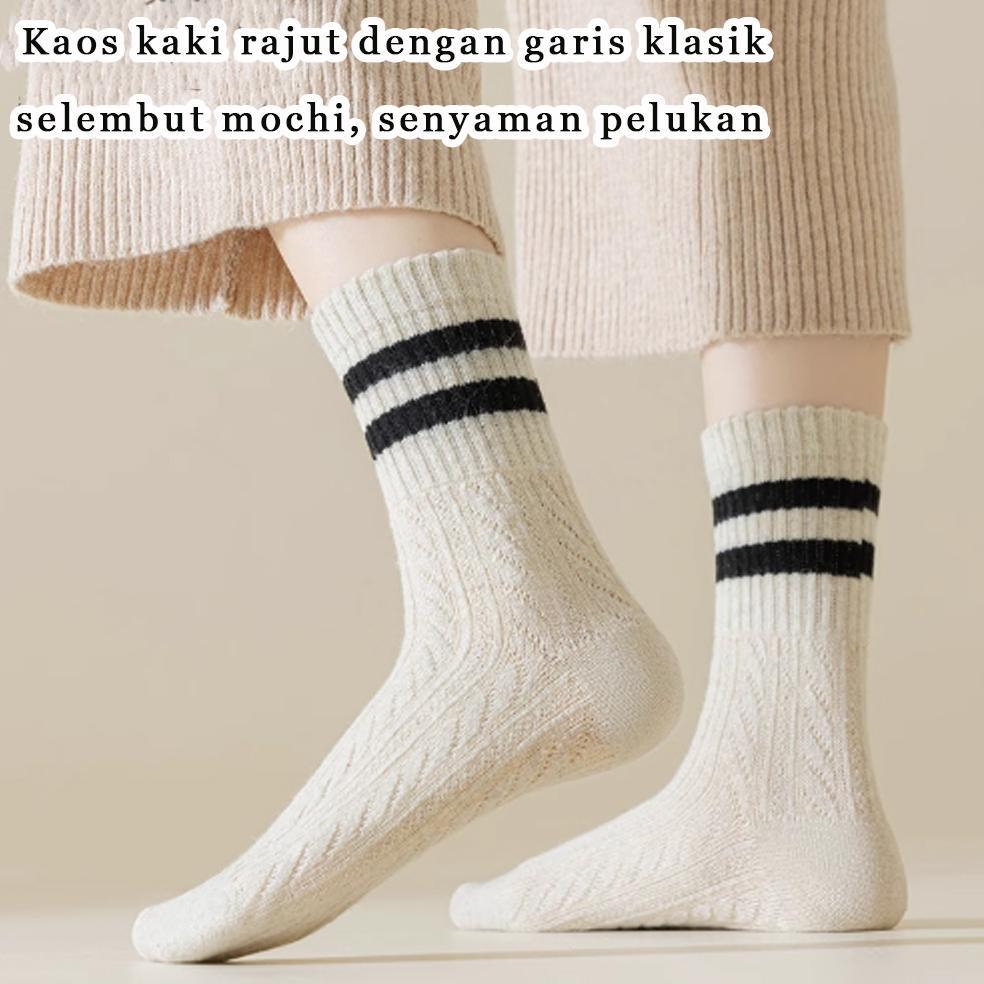 HEMAT YJHKaus kaki gaya Korea kaus kaki kasual wanita