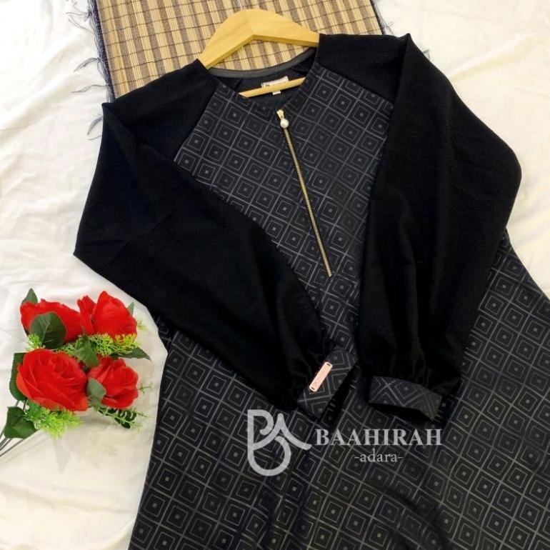 NEW DEALS Amira Abaya | Abaya hitam I gamis remaja kekinian | Gamis hitam by baahirah adara