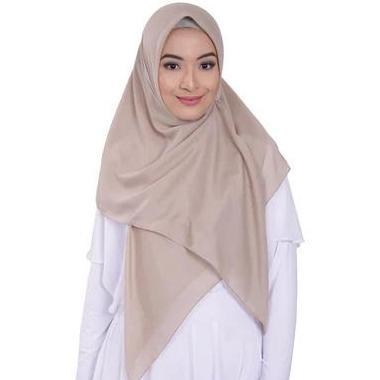 Elzatta Hijab Polos Syar`i Segi Empat Keiva Vabira Voal 120 cm x 120 cm Orinal Elzatta Scarf Keiva V