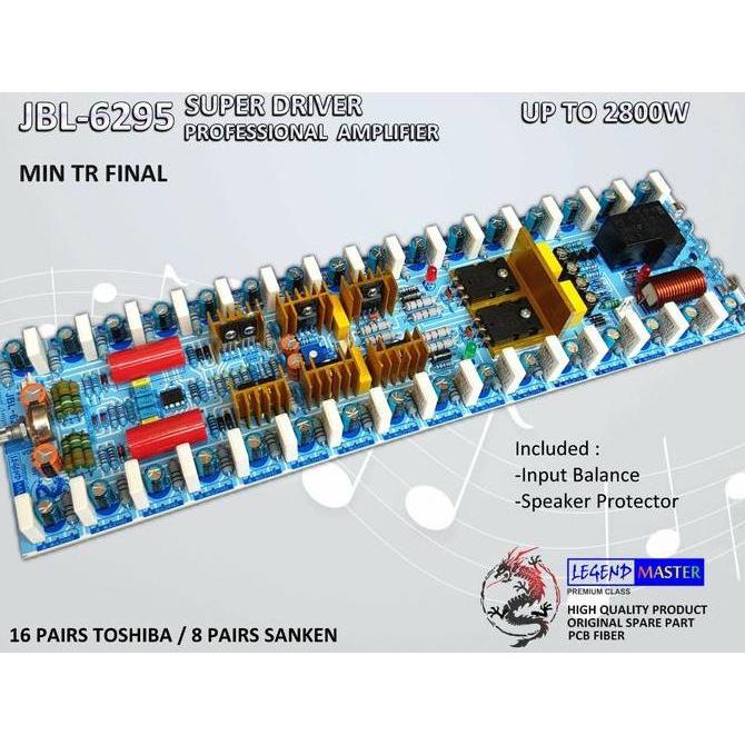 Promo Kit POWER AMPLIFIER JBL-6295 SUPER DRIVER Diskon