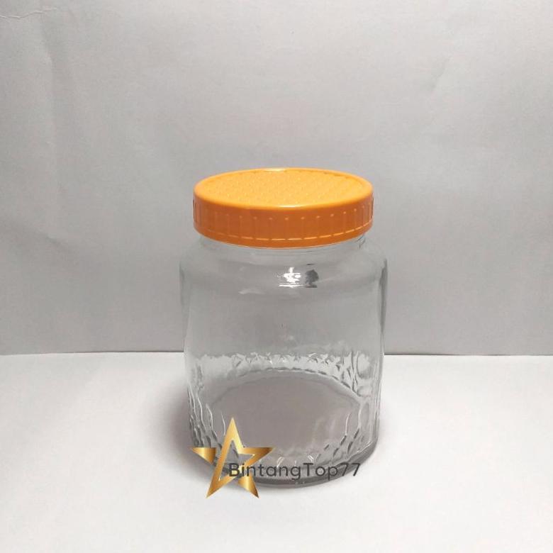 ONLY s Kaca / Jar Kaca / Glass Jar / Jar Kue / Jar Peach Gum
